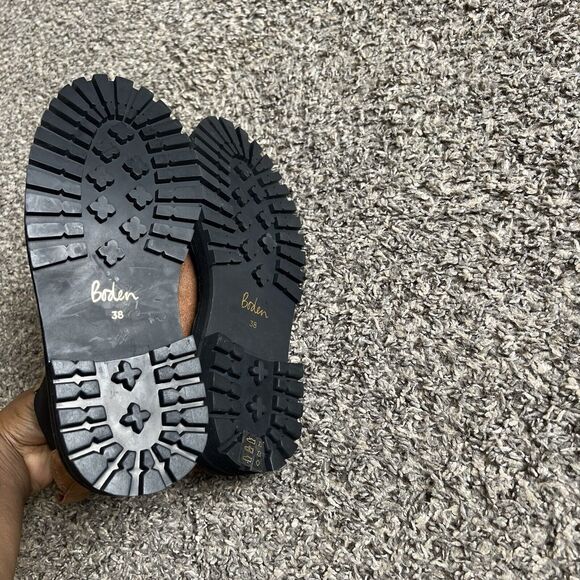 Nubuck Boden Brown and Black Chelsea Boots size 38 - Picture 4 of 7